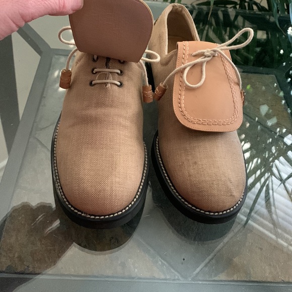 STUART WEITZMAN Sand Cordura Golf Shoes - Picture 5 of 12